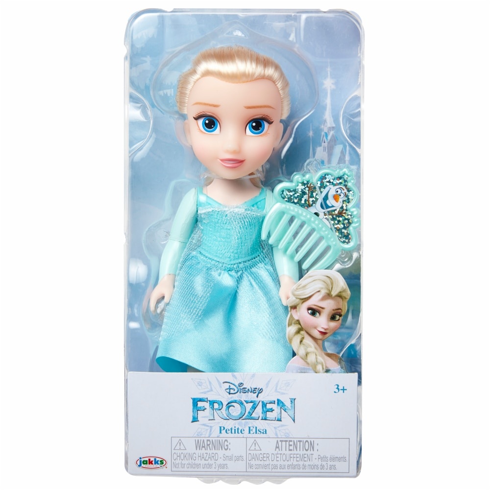 slide 1 of 1, Disney Petite Elsa Doll With Comb, 1 ct