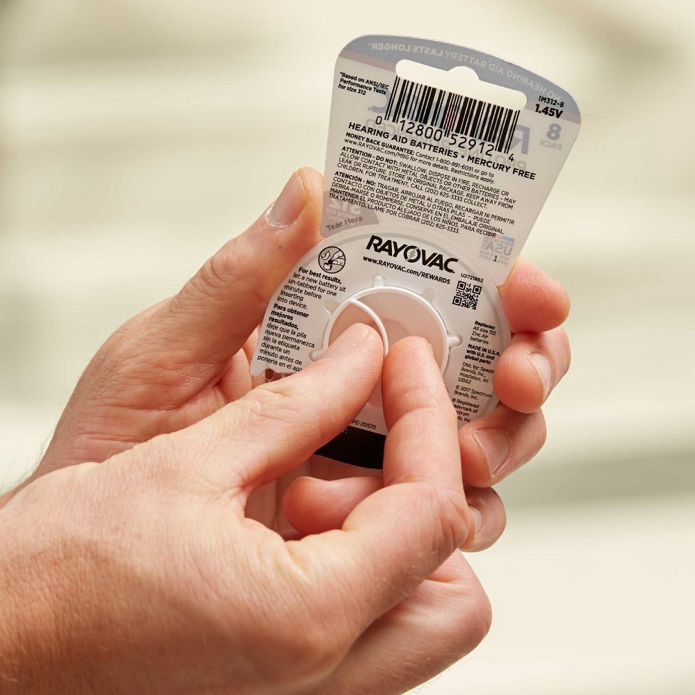 slide 2 of 6, Rayovac Rov Hearing Aid 13, 24 ct