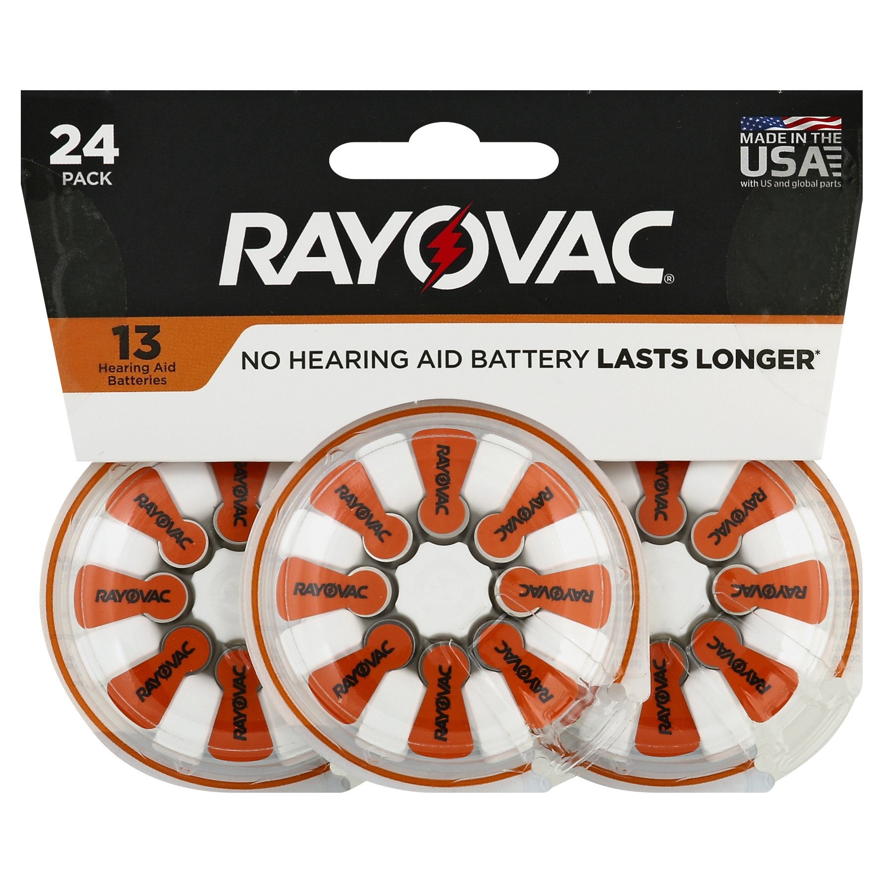 slide 1 of 6, Rayovac Rov Hearing Aid 13, 24 ct