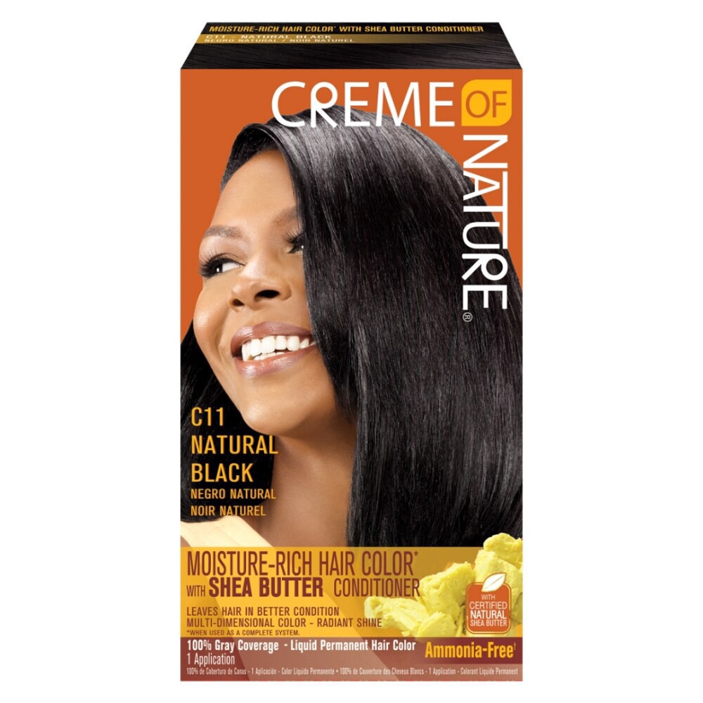 slide 3 of 4, Cream of Nature Creme Of Nature #11 Natural Black Liquid Hair Color, 1 ct