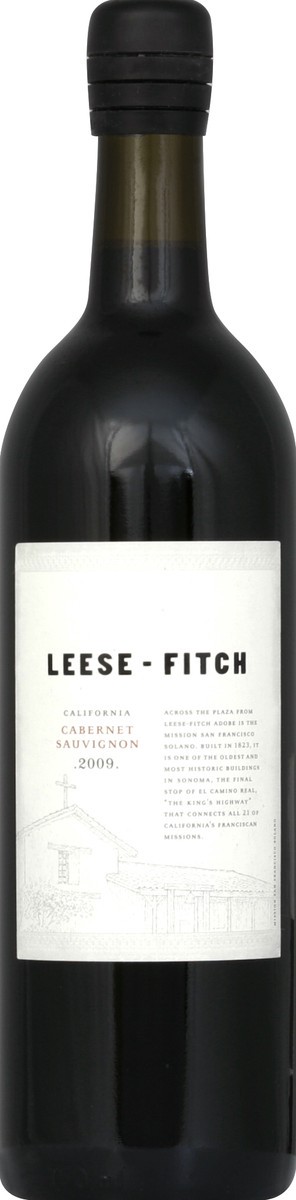 slide 2 of 2, Leese Fitch Cabernet Sauvignon 750 ml, 750 ml