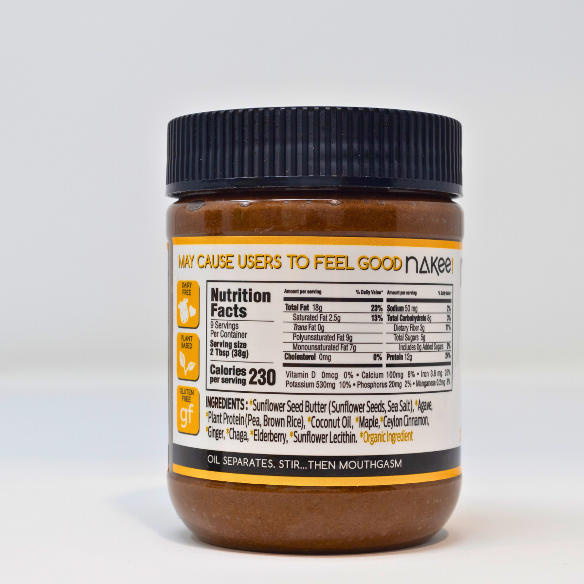 slide 3 of 5, Nakee Butter Immunity Maple Sunflower, 12 oz