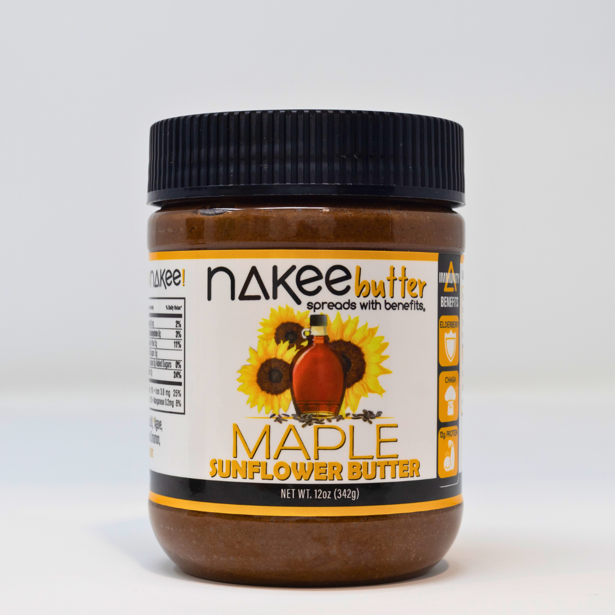 slide 1 of 5, Nakee Butter Immunity Maple Sunflower, 12 oz