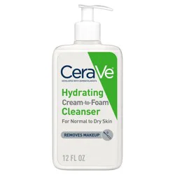 CeraVe Hydrating Cream-to-Foam Cleanser 12 fl oz
