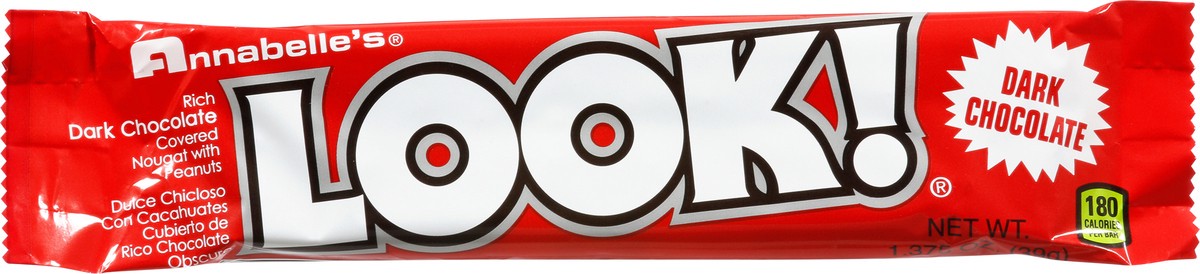 slide 2 of 9, Annabelle's Look! Dark Chocolate Candy Bar, 1.38 oz