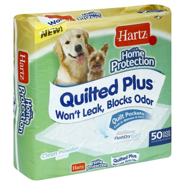slide 1 of 1, Hartz Home Protection Quilted Dogpad, 50 ct