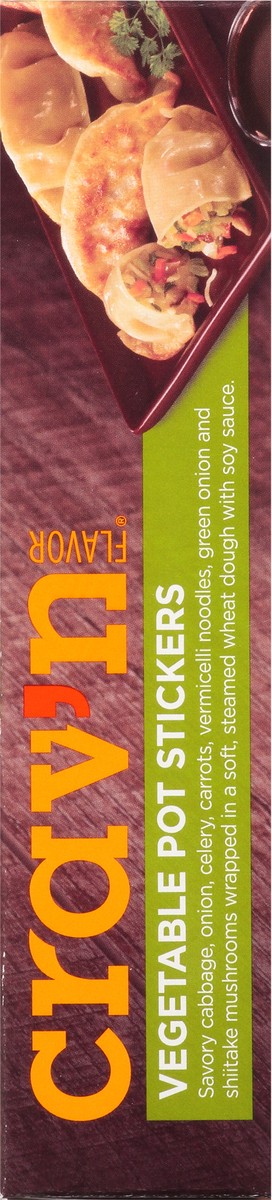 slide 6 of 15, Crav'n Flavor Vegetable Pot Stickers 9 Each, 9 ct