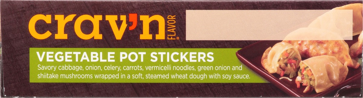 slide 15 of 15, Crav'n Flavor Vegetable Pot Stickers 9 Each, 9 ct