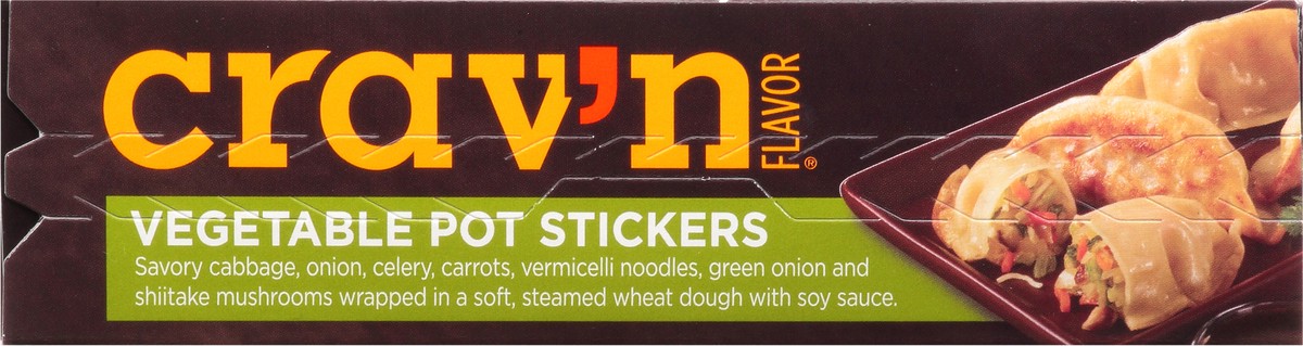 slide 2 of 15, Crav'n Flavor Vegetable Pot Stickers 9 Each, 9 ct
