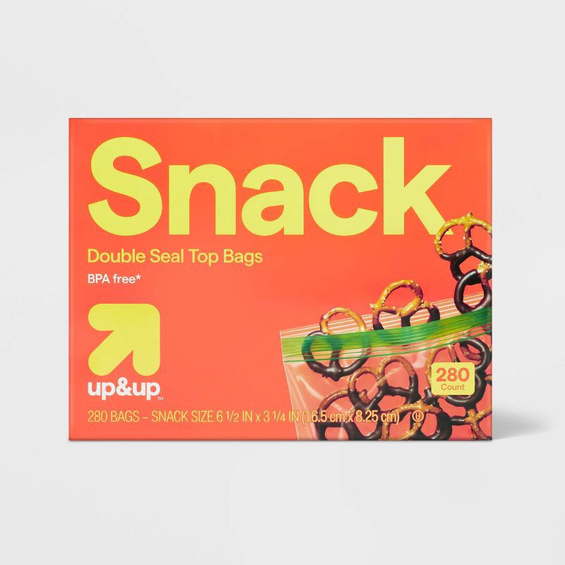 slide 1 of 4, Snack Storage Bags - 280ct - up&up™, 280 ct