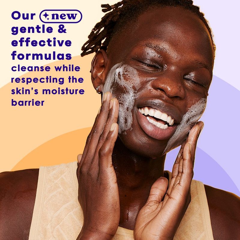 slide 3 of 5, Clean & Clear Day & Night Face Wash, Oil-Free & Hypoallergenic - Lavender and Orange - 16 fl oz - 2pk, 16 fl oz, 2 ct