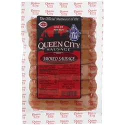 Queen City Sausage Smoked Sausage, 14 oz