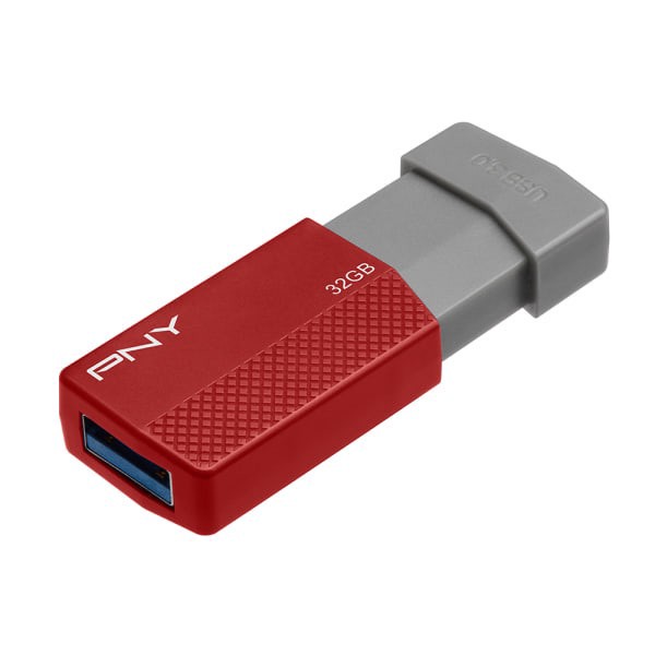 slide 1 of 10, PNY Usb 3.0 Flash Drive, 32Gb, Assorted Colors, P-Fd32Geledge-Ge, 1 ct