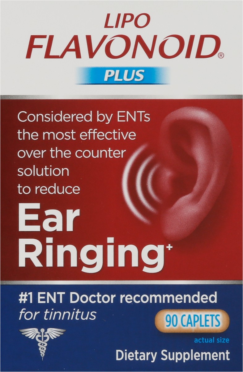 slide 6 of 9, Lipo Flavonoid Lipo-Flavonoid Plus Inner Ear Health Caplets, 90ct, 90 ct