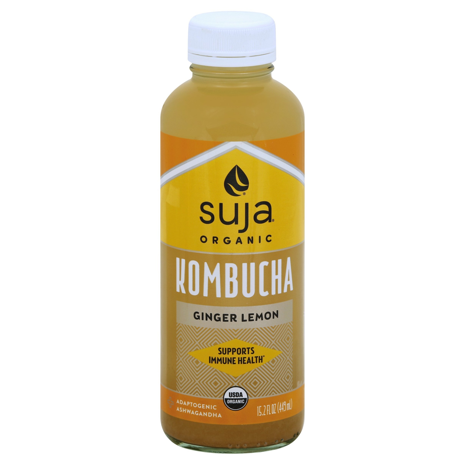 slide 1 of 1, Suja Kombucha Ginger Lemon - 15.2 oz, 15.2 oz