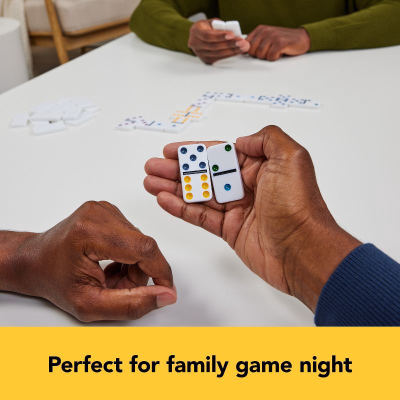 slide 4 of 7, Game Gallery Double 6 Color Dot Dominoes, 1 ct