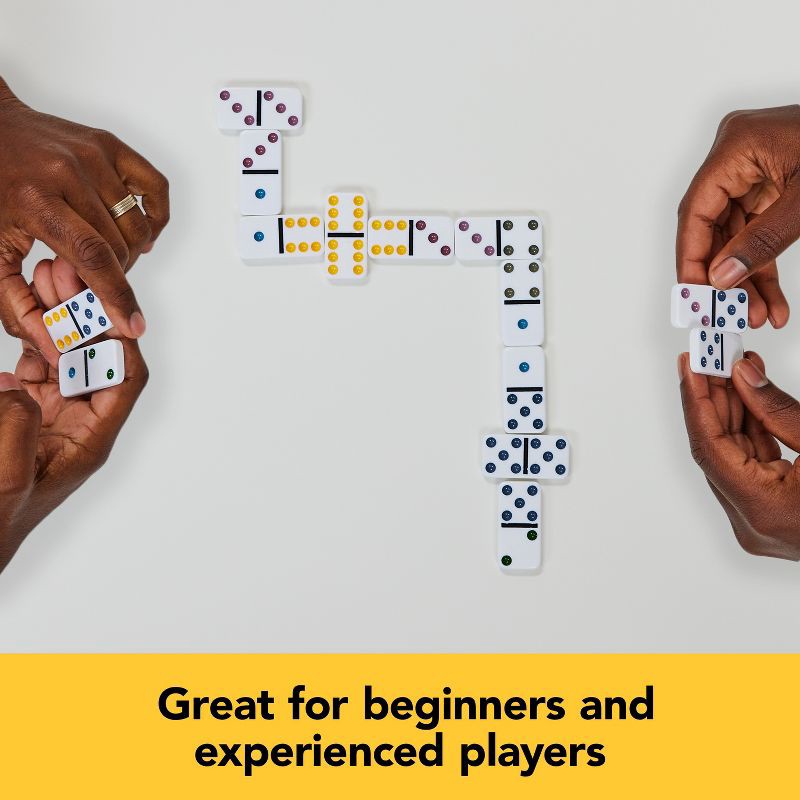 slide 5 of 7, Game Gallery Double 6 Color Dot Dominoes, 1 ct
