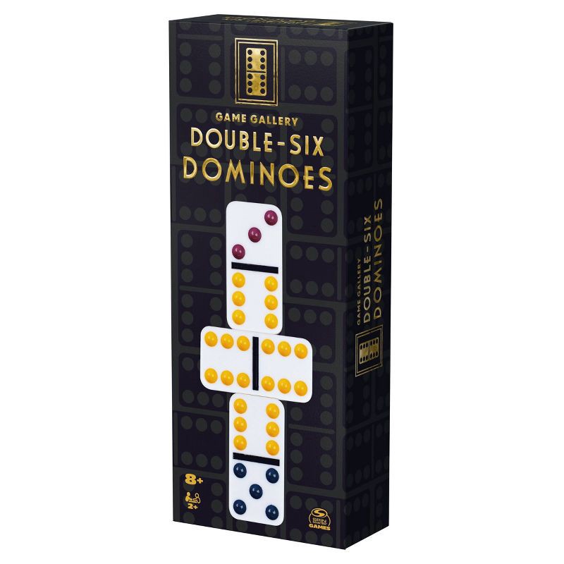 slide 7 of 7, Game Gallery Double 6 Color Dot Dominoes, 1 ct