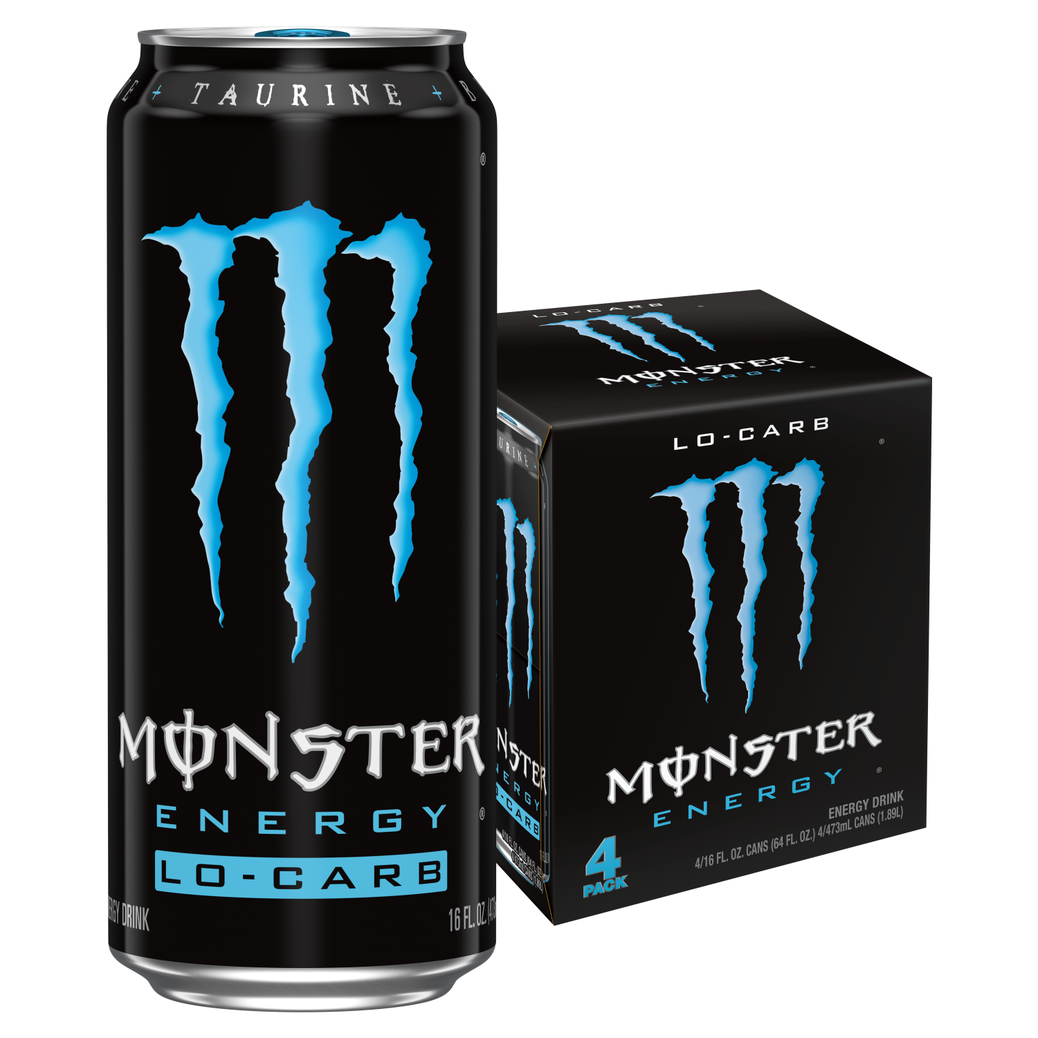 slide 1 of 5, Monster Energy Drink 4 ea, 4 ct
