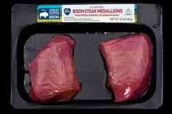 Great Range All Natural Bison Steak Medallions 12 oz