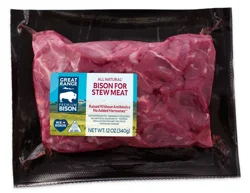 Great Range Premium Bison Stew Meat