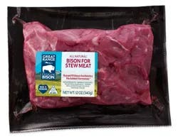 Great Range Premium Bison Stew Meat