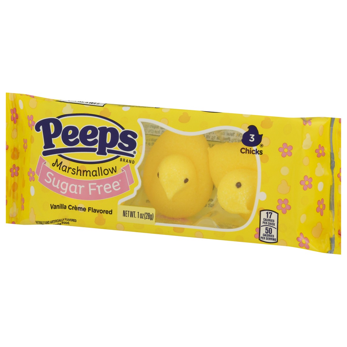 slide 3 of 14, Peeps Sugar-Free Yellow Chicks, 1 oz