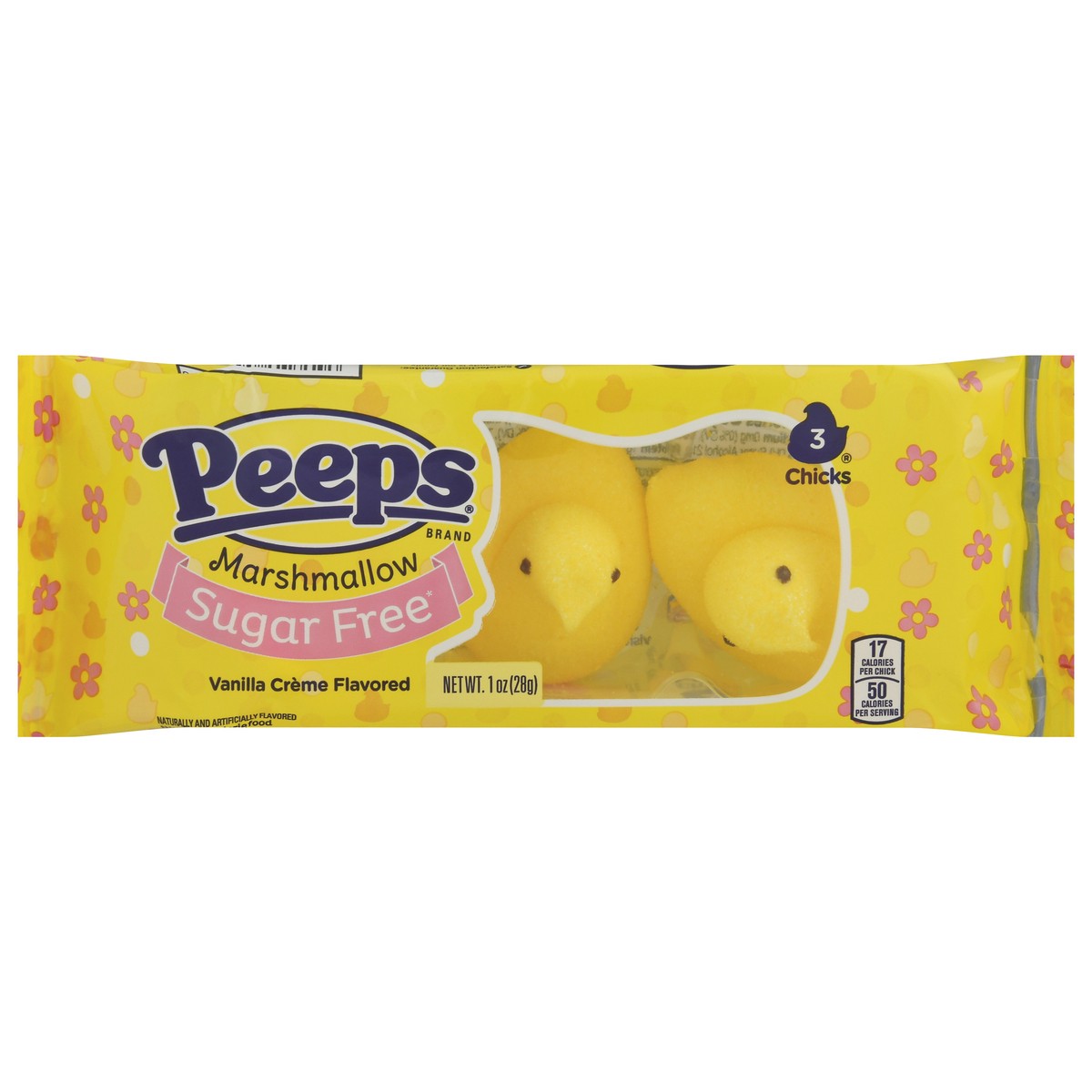 slide 6 of 14, Peeps Sugar-Free Yellow Chicks, 1 oz