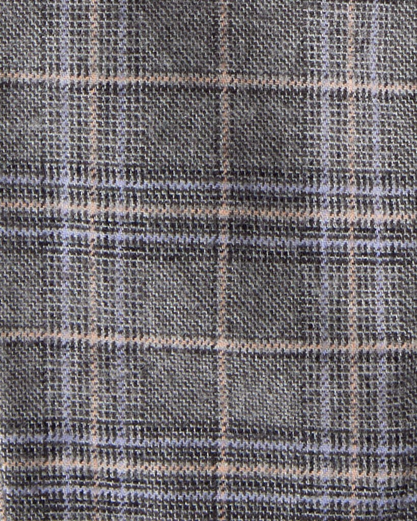 slide 2 of 3, Oshkosh Baby Boy Plaid Cotton Pants With Suspenders - Grey Grey 18M, 1 ct