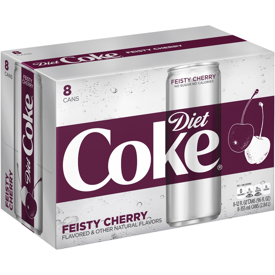 slide 2 of 2, Coca-Cola Diet Coke Ginger Lime Soda - 8 ct; 12 fl oz, 8 ct; 12 fl oz