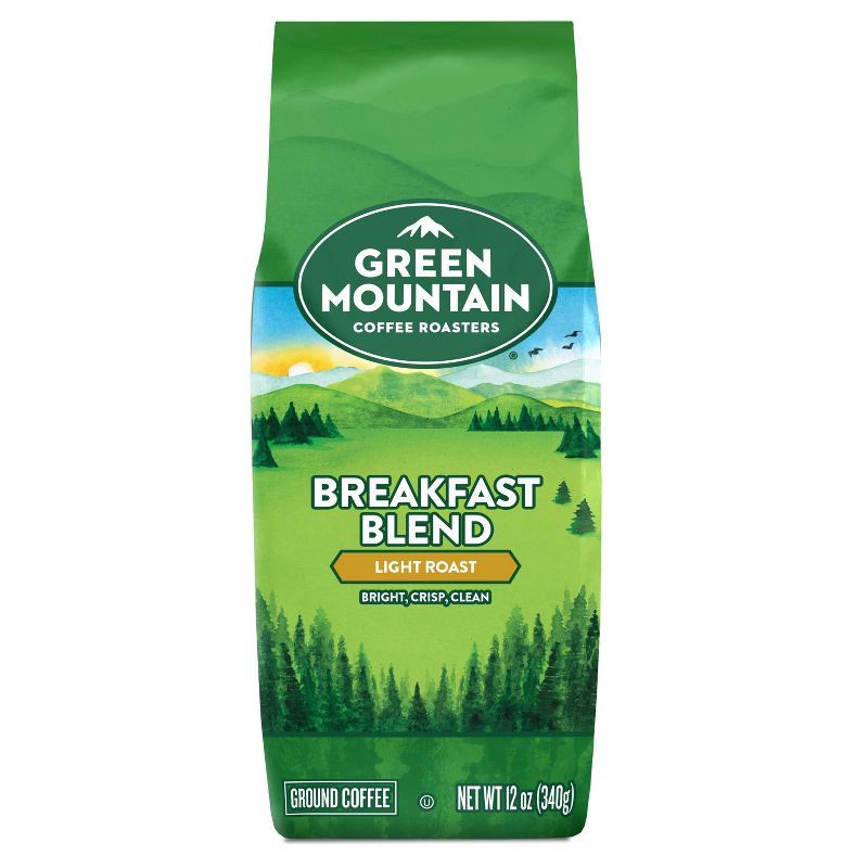 slide 1 of 9, Green Mountain Coffee Breakfast Blend Ground Coffee - Light Roast - 12oz, 12 oz