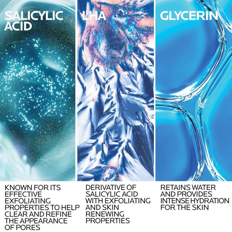 slide 3 of 9, La Roche Posay Effaclar Acne Face Cleanser Medicated Gel Face Cleanser with Salicylic Acid for Acne Prone Skin - 6.76 fl oz, 6.76 fl oz