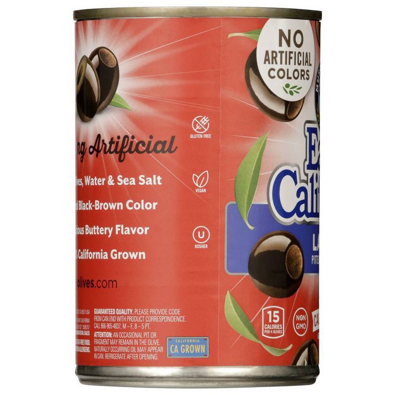 slide 12 of 17, Early California Large Pitted Ripe Black Olives - 6oz, 6 oz