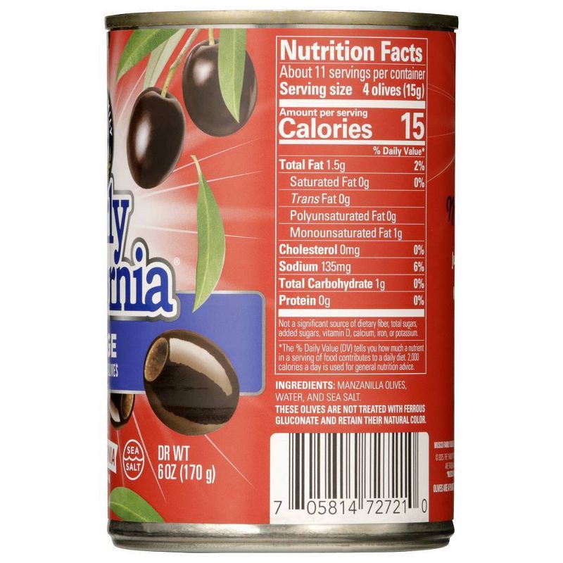 slide 13 of 17, Early California Large Pitted Ripe Black Olives - 6oz, 6 oz