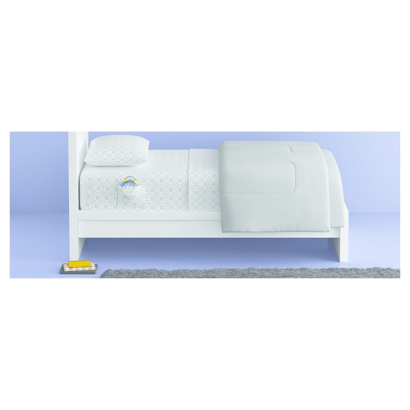 slide 1 of 4, King Microfiber Sheet Set White - Room Essentials™: Polyester, OEKO-TEX Certified, 4-Piece Bedding, 1 ct