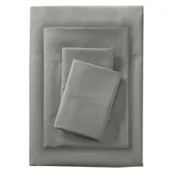 King Microfiber Sheet Set Gray - Room Essentials™
