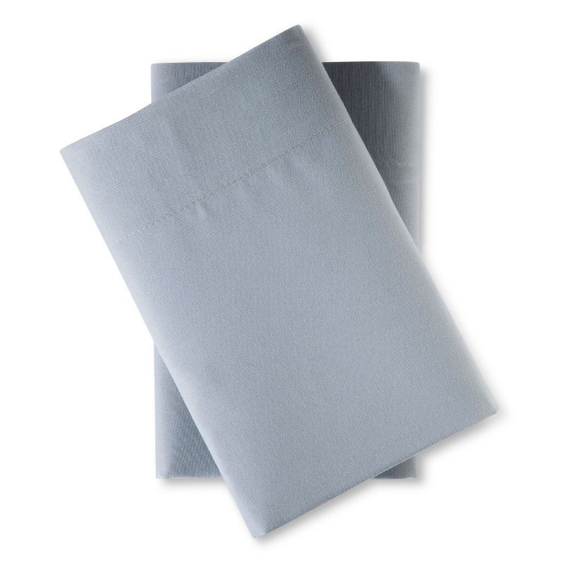 slide 1 of 4, Standard Microfiber Pillowcase Set Gray - Room Essentials™: 100% Polyester, OEKO-TEX Certified, 170 Thread Count, 1 ct