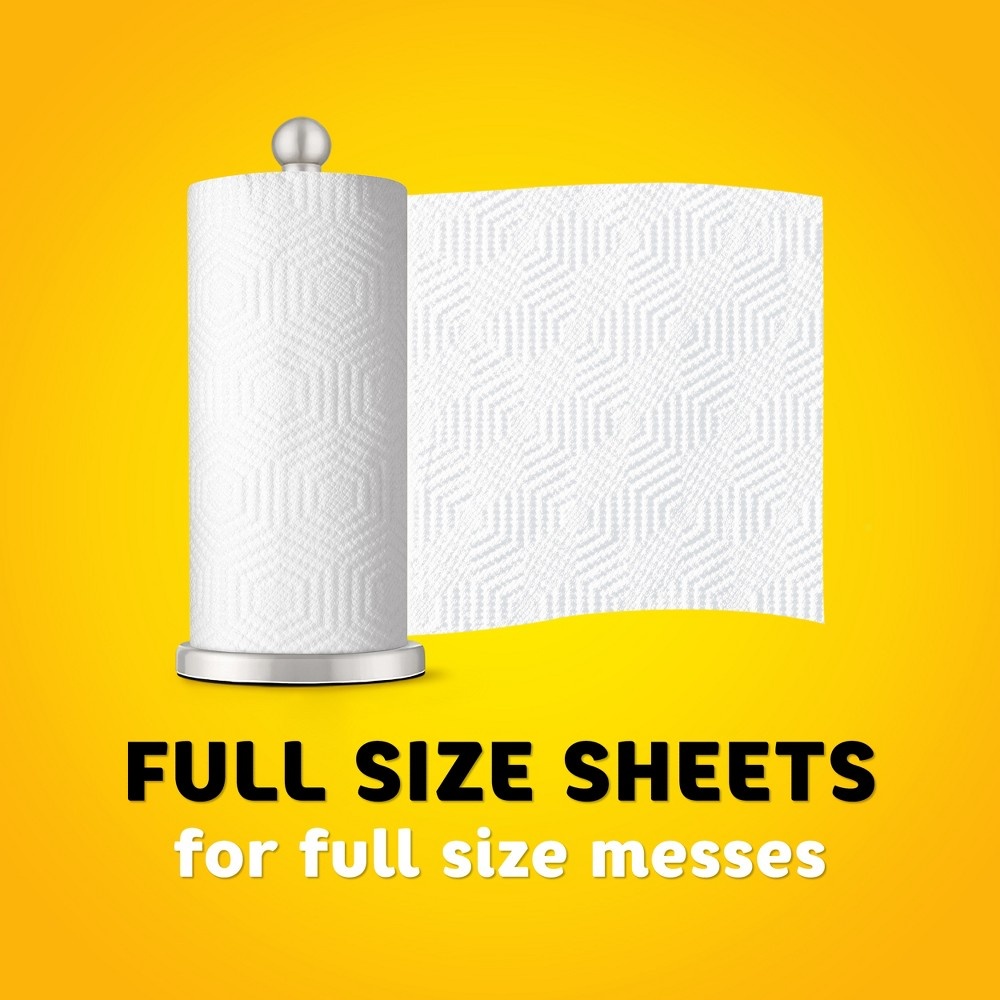 slide 3 of 9, Bounty Essentials Paper Towels, White, 1 Regular Roll, 1 Count, 40 ct