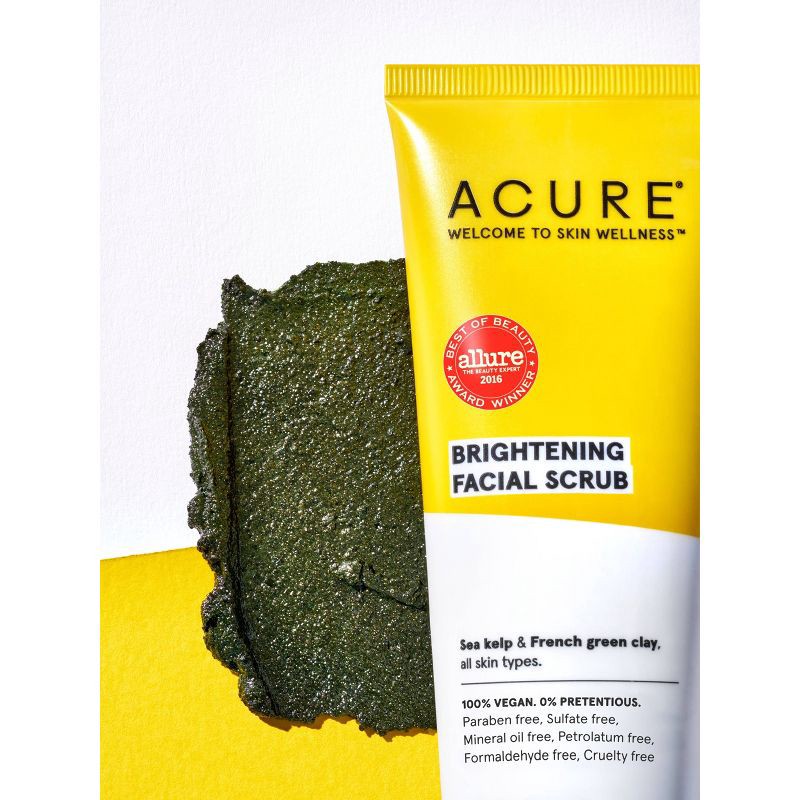 slide 3 of 5, Acure Brightening Facial Scrub - Unscented - 4 fl oz, 4 fl oz