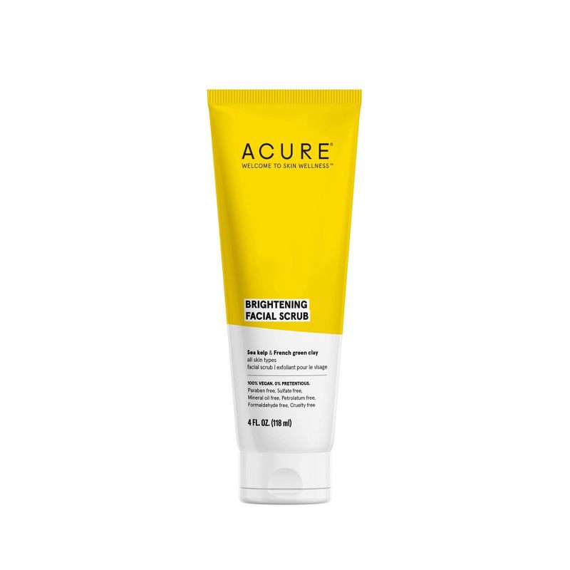 slide 1 of 5, Acure Brightening Facial Scrub - Unscented - 4 fl oz, 4 fl oz