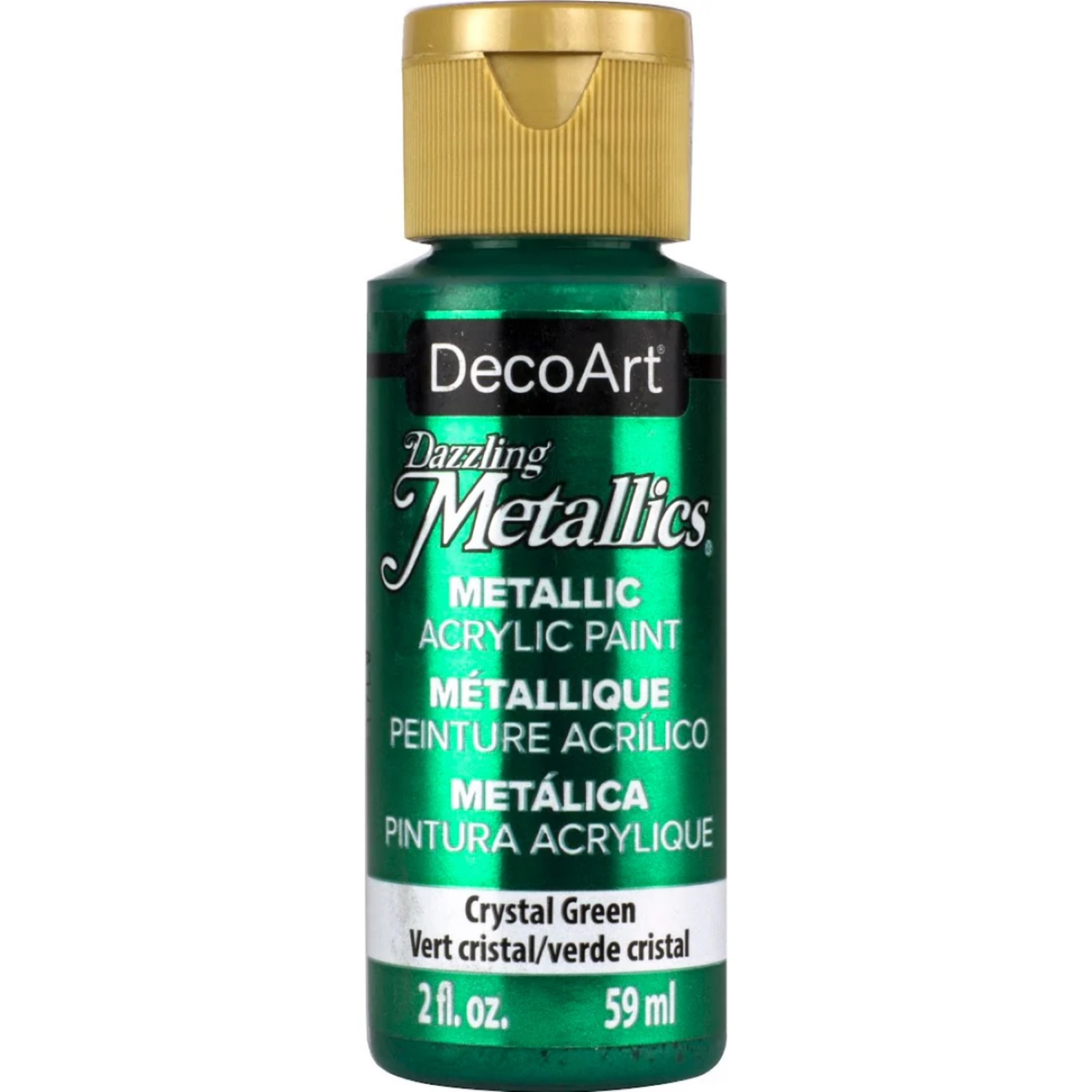 slide 1 of 1, Dazzling Metallics Paint Crystal Green, 1 ct
