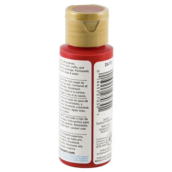 slide 8 of 13, Americana Acrylics Paint Santa Red, 2 oz