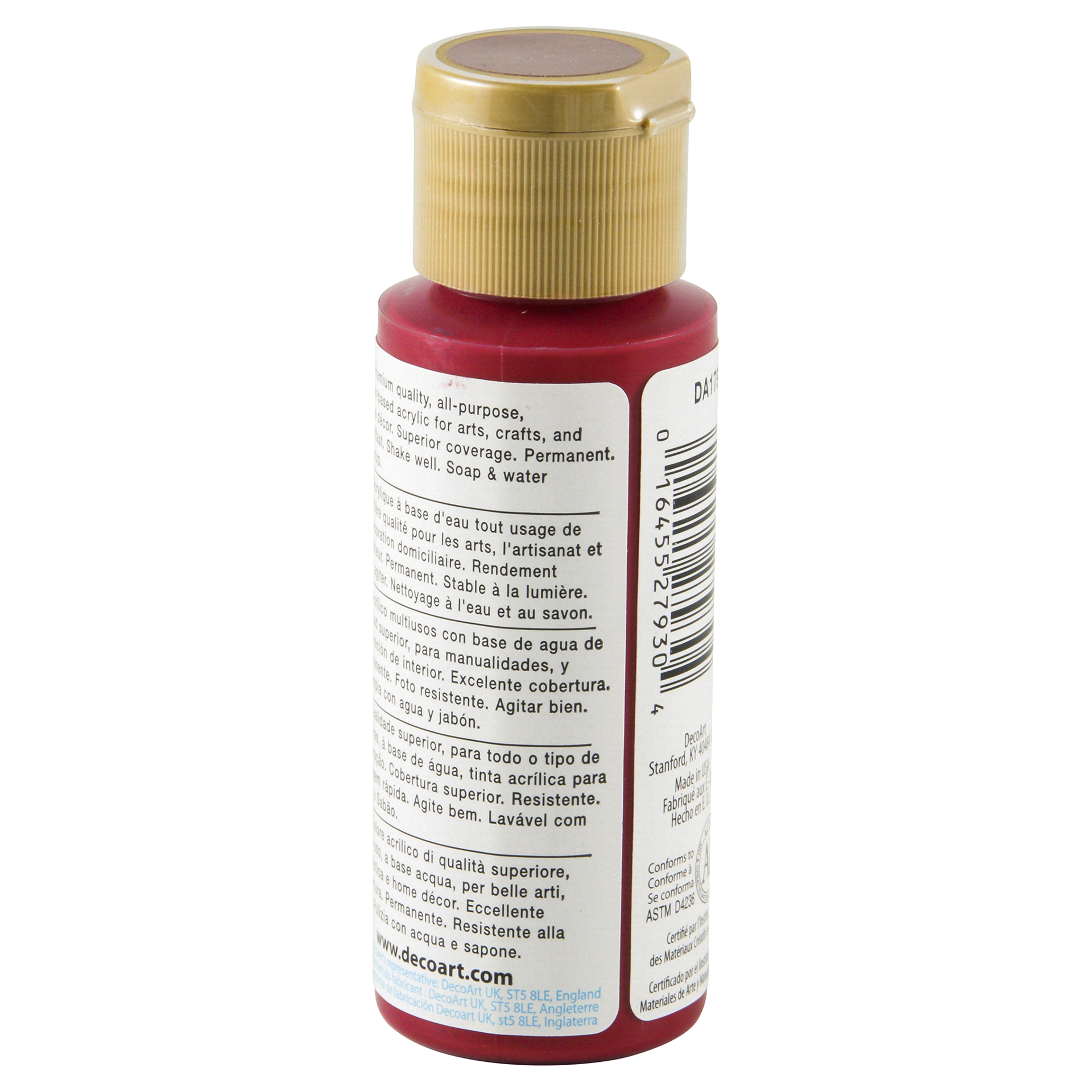 slide 10 of 13, Deco Art Americana Acrylics Alizarin Crimson, 2 oz