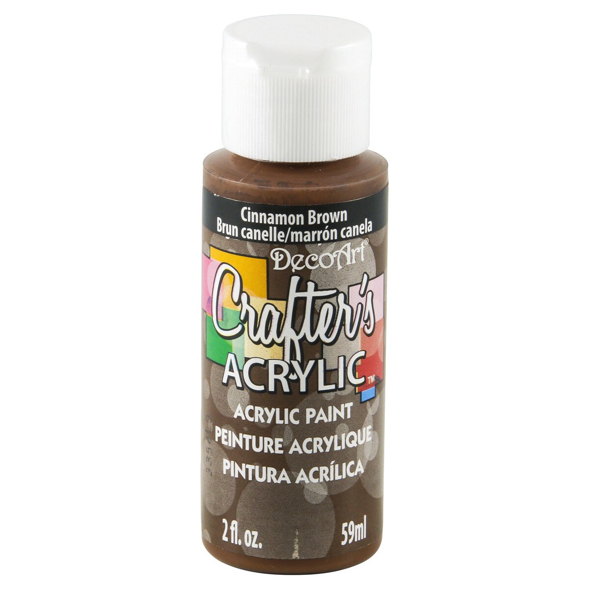 slide 1 of 1, Deco Art Crafter's Acrylic Paint, Cinnamon Brown, 2 oz