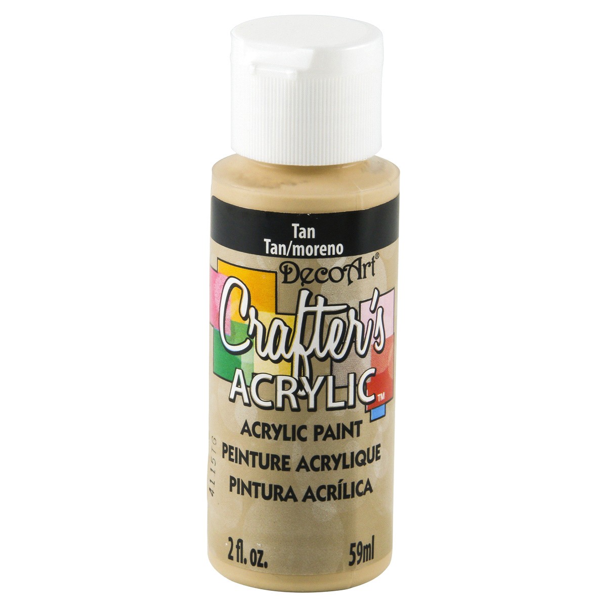 slide 1 of 1, Deco Art Crafters Acrylic 2oz Tan, 2 oz