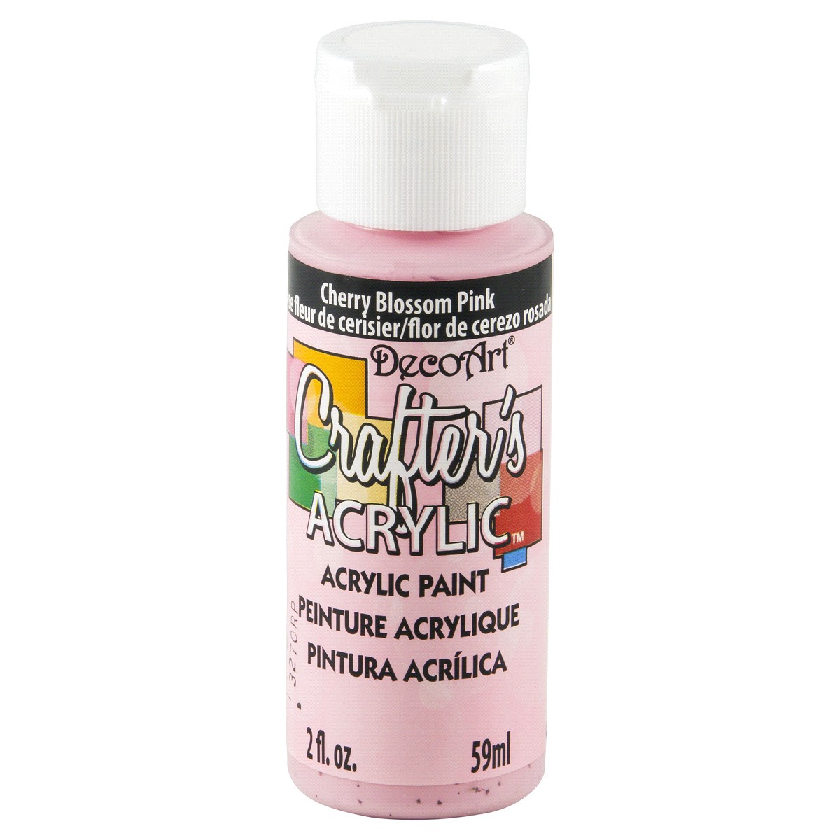 slide 1 of 1, Deco Art Crafter's Acrylic Paint, Cherry Pink, 2 oz