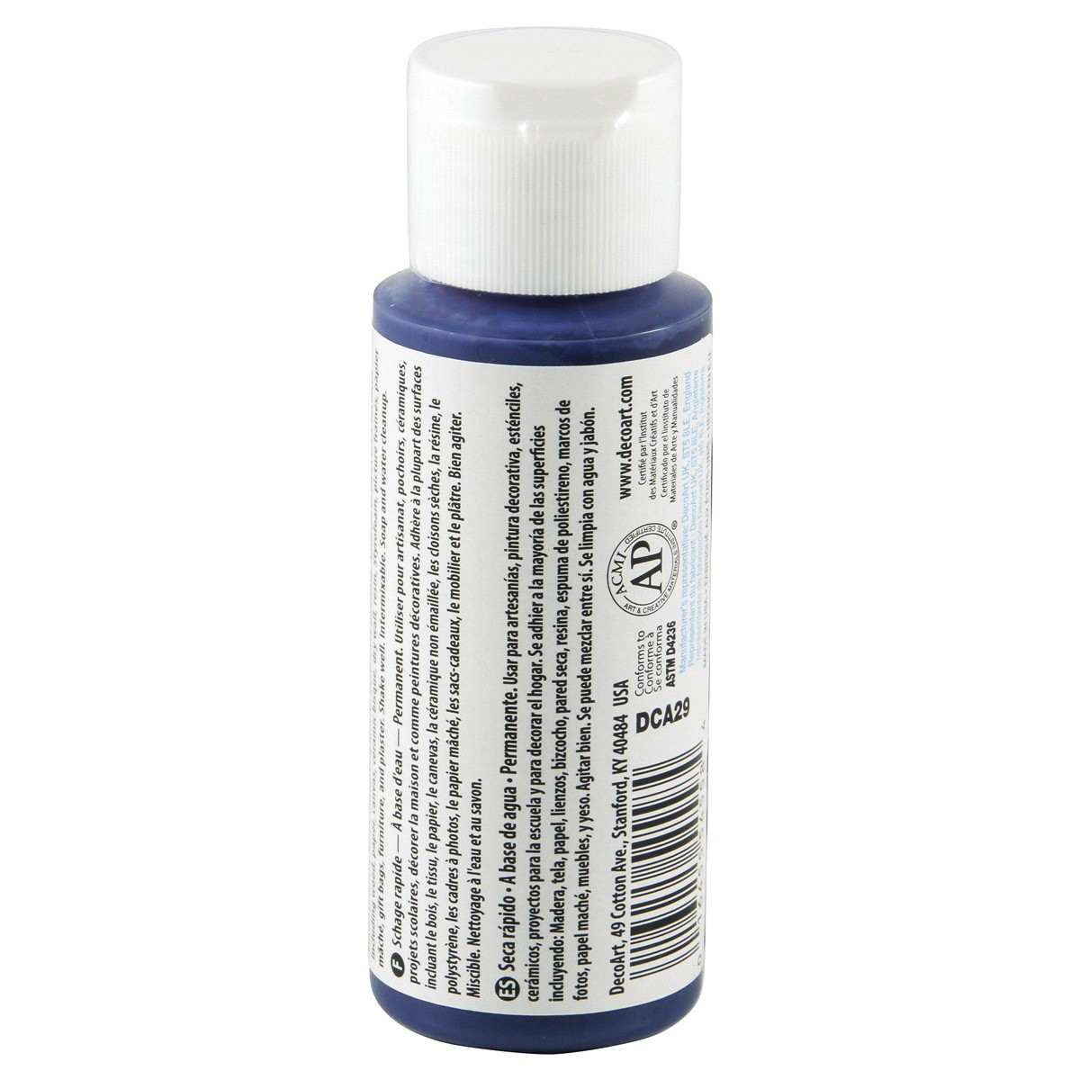 slide 9 of 13, DECO ART CRAFTERS PAINT ACRYLIC NAVY BLUE, 2 oz