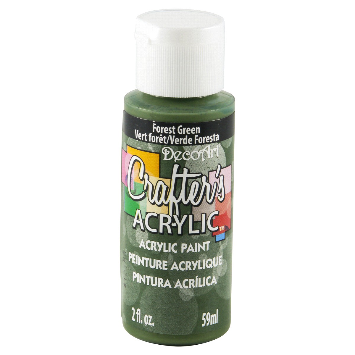 slide 1 of 1, Deco Art Crafters Acrylic Paint Forest Green, 2 fl oz, 2 fl oz
