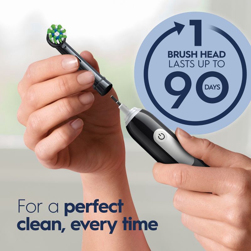 slide 7 of 10, Oral-B Pro 1000 Electric Power Rechargeable Battery Toothbrush - Black, 1 ct