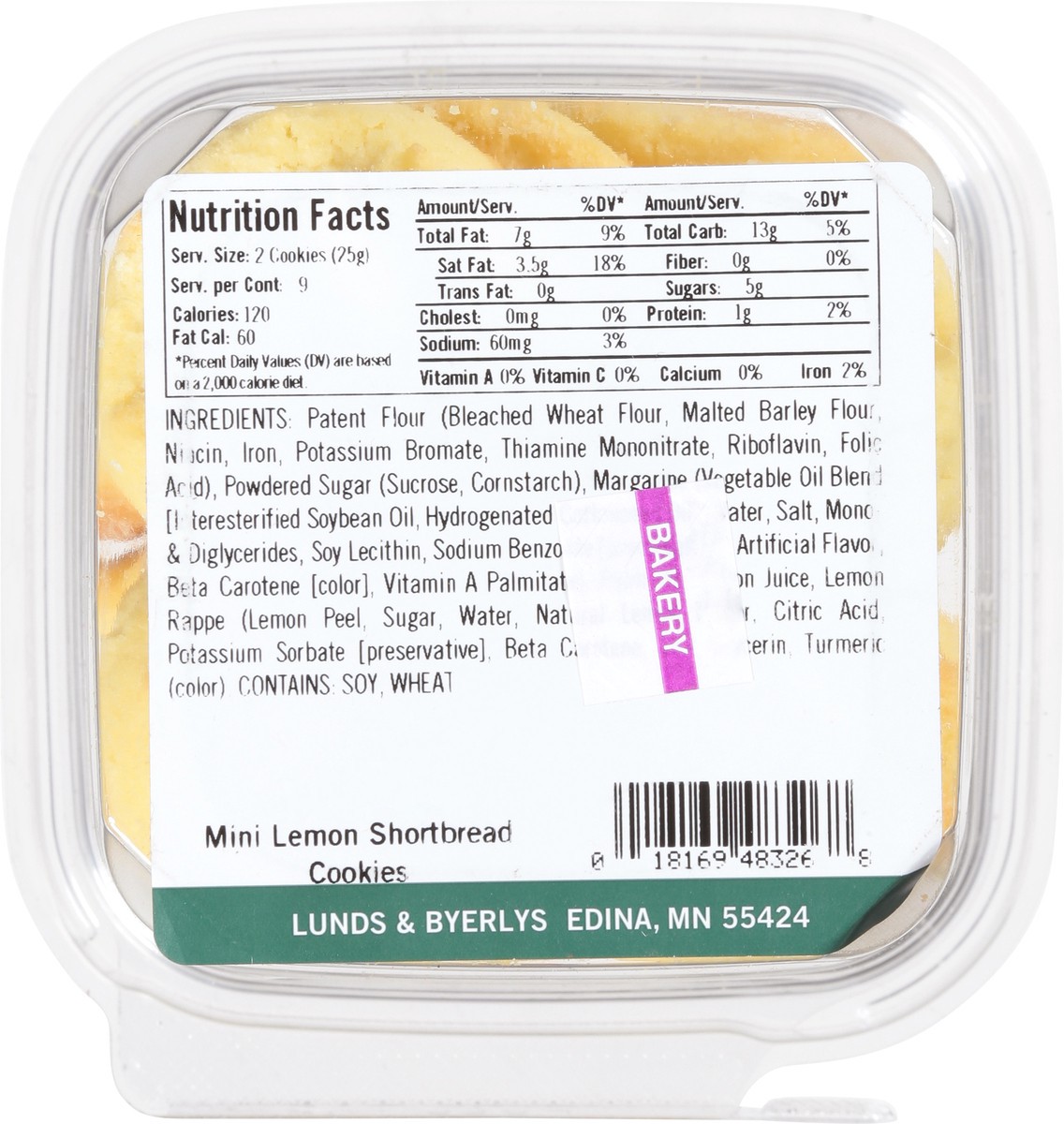 slide 2 of 13, Lunds & Byerlys Lemon Cookies Mini 8.5 oz, 8.5 oz